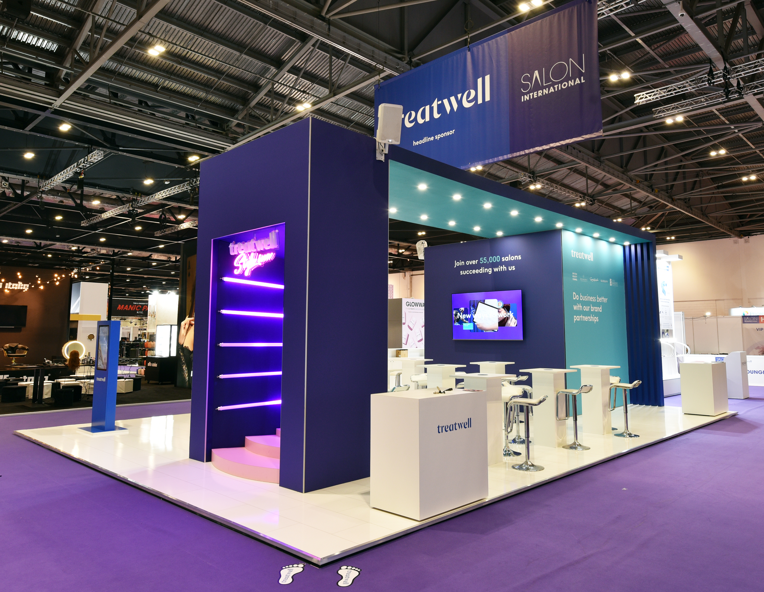 The Creative Co. with Treatwell Exhibition Stand